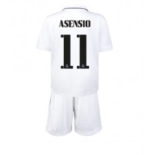 Real Madrid Marco Asensio #11 Hemmaställ Barn 2022-23 Korta ärmar (+ Korta byxor)